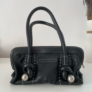 BCBG MAX AZRIA | Small Leather Satchel